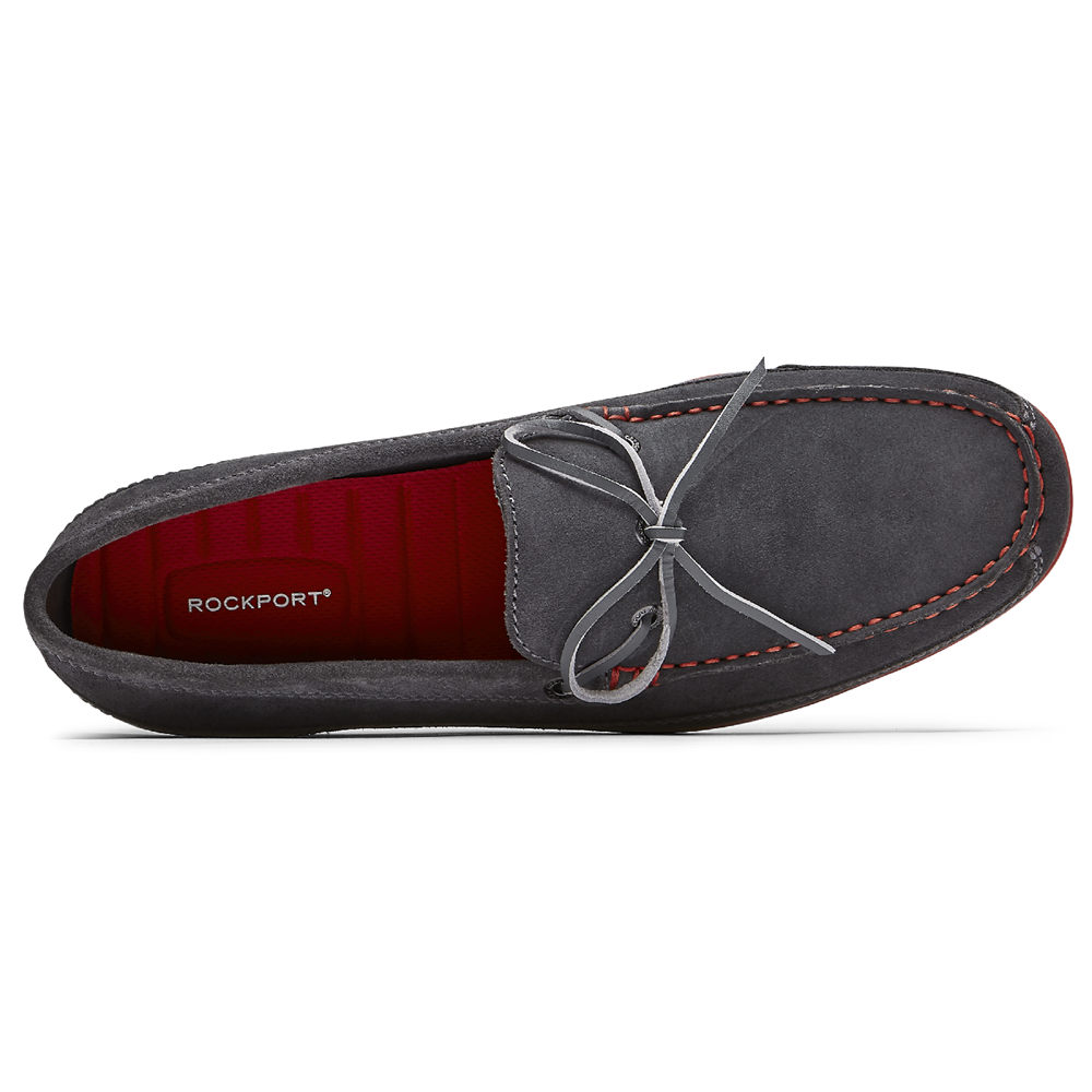 Rockport Loafers For Mens Dark Grey - Malcom Tie - QZ3548270